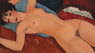 Modiglianiho Ležící akt se stal druhým nejdražším obrazem z aukcí