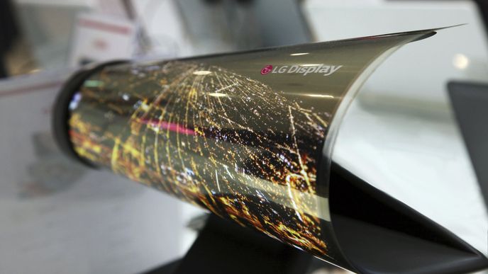 LG Rollable OLED display