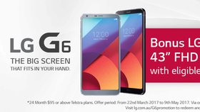 Bonus - ke smartphonu LG G6 dostanete televizi.