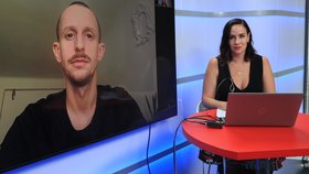 Majitel kavárny Tepláreň Roman Samotný v Epicentru Blesku