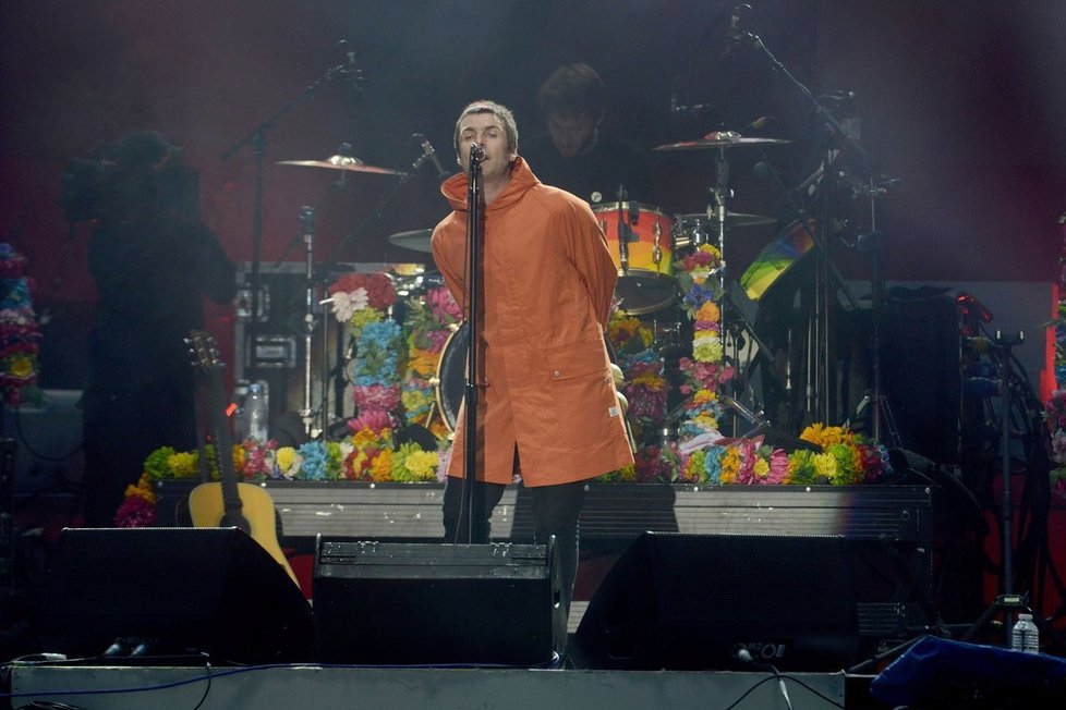 Liam Gallagher zazpíval na benefičním koncertě One Love Manchester.