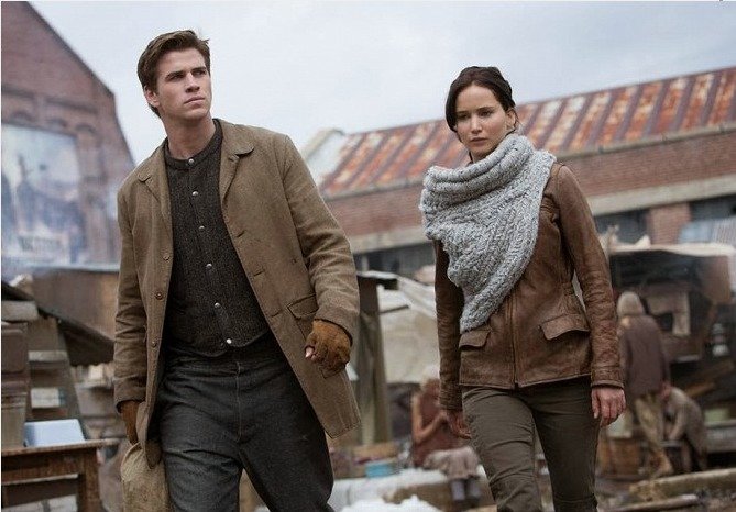 Hunger Games - Jennifer Lawrence a Liam Hemsworth