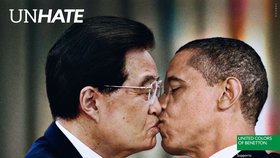 Obama líbá svého čínského protějška