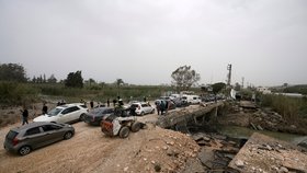 Ostřelovaný Libanon během útoků Izraele (18.4.2026)