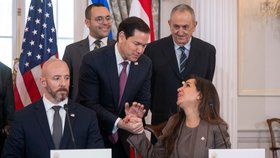 Podpis dohody Izraele, Libanonu a USA (26. 6. 2026).