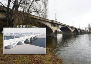 Hlavní město počítá s rekonstrukcí Libeňského mostu. Takto by mohl za 5 let vypadat.