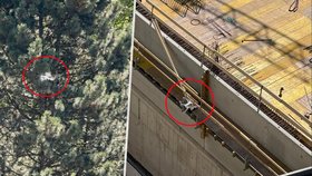 Dron ohrožující vzlet helikoptéry v liberecké nemocnici