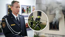Na liberecké stanici se předávala ocenění hasičům zasahujícím u požáru v Ostašově.