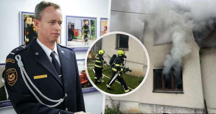 Na liberecké stanici se předávala ocenění hasičům zasahujícím u požáru v Ostašově.