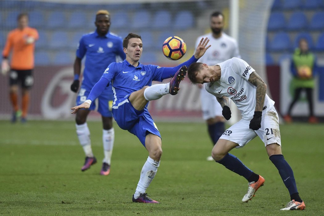 Fotbalisté Slovácka si po zápase v Liberci stěžovali na rozhodčího Martina Nenadála