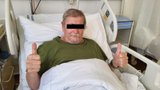 Policista ve volnu zachránil život řidiči z Liberce: Jan krvácel z křečových žil v žaludku!