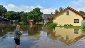 Následky bleskových záplav v Libereckém kraji (18. 7. 2021)