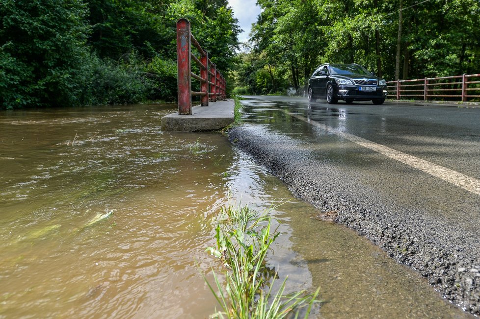 Následky bleskových záplav v Libereckém kraji (18.7.2021)