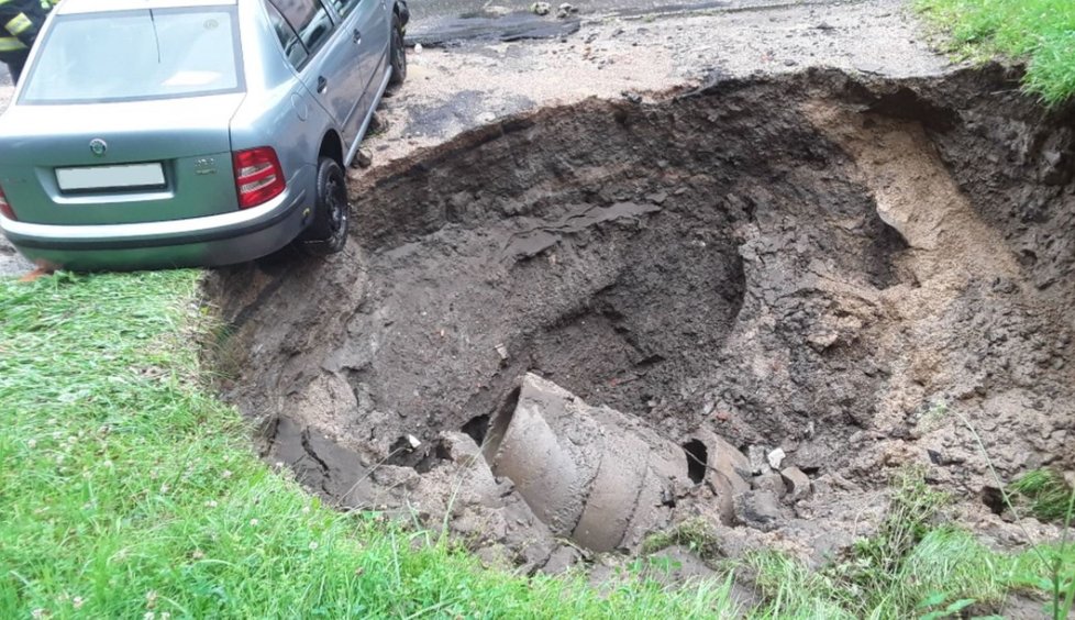 Bouřky udeřily na Liberecký kraj (17.7.2021)