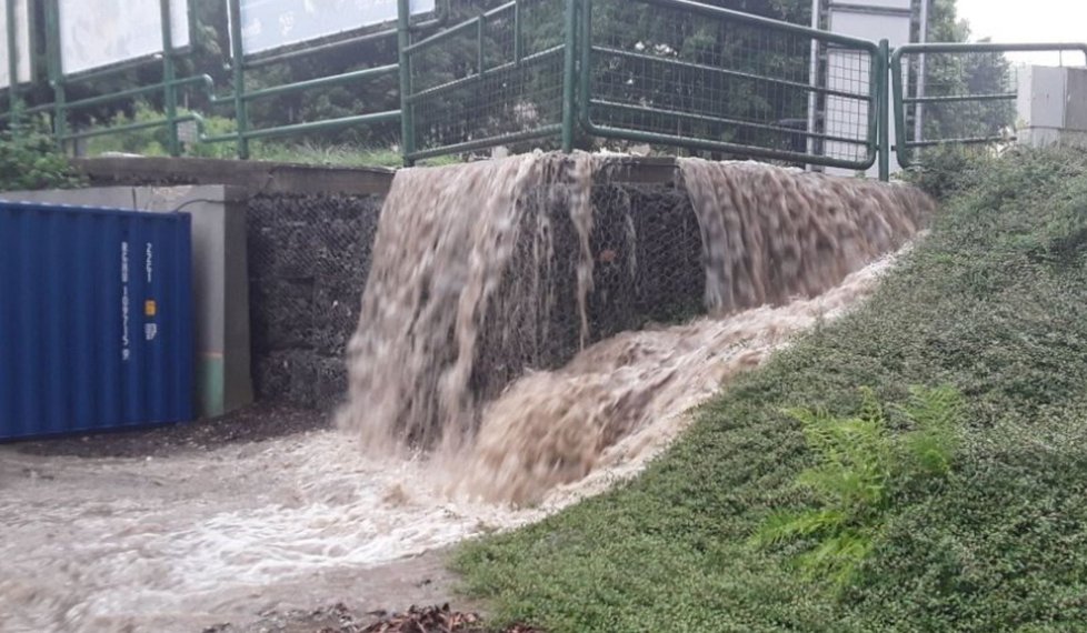 Bouřky udeřily na Liberecký kraj (17.7.2021)