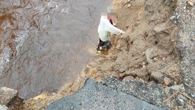 Žena v Hejnicích uvízla v řece Smědé při záchraně psa.