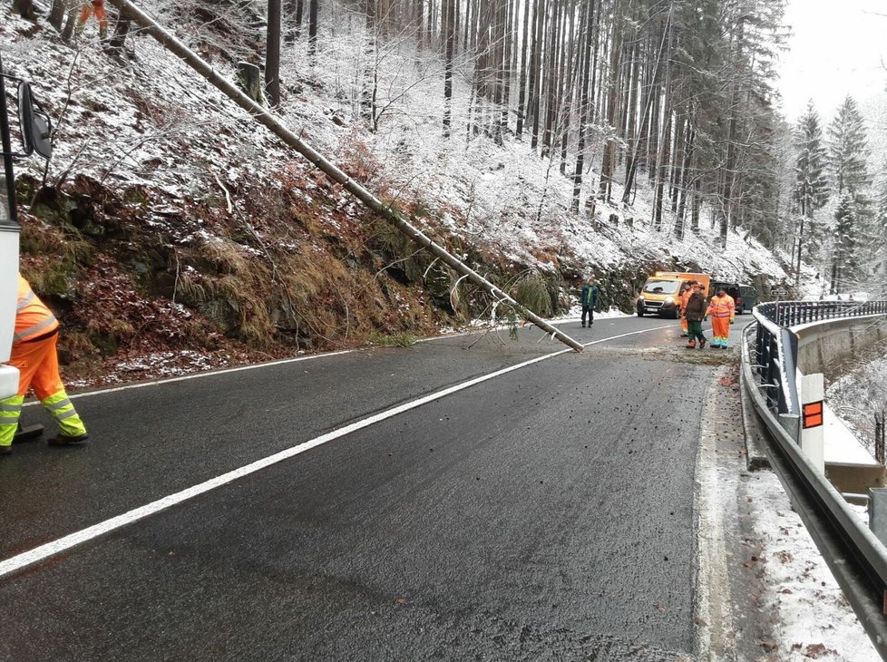 Zásah kvůli počasí v Libereckém kraji (24.11.2023)