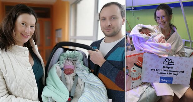 Ušlechtilé rozhodnutí rodičů prvního dítěte na Liberecku: Pět tisíc za Marianku darovali hospicu