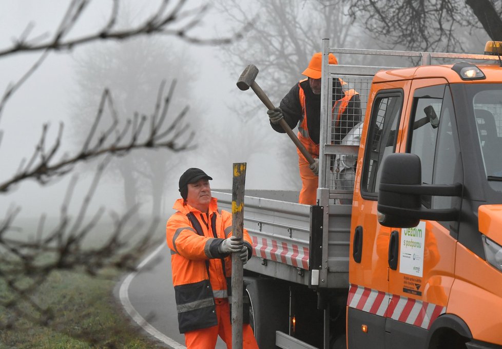 Přípravy silničářů na zimu v Libereckém kraji (20.11.2022)