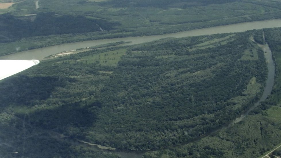 Takhle vypadá území Svobodné republiky Liberland ze vzduchu.
