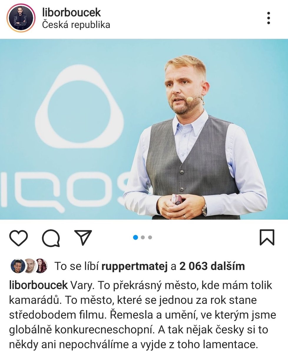 Libor Bouček ve Varech