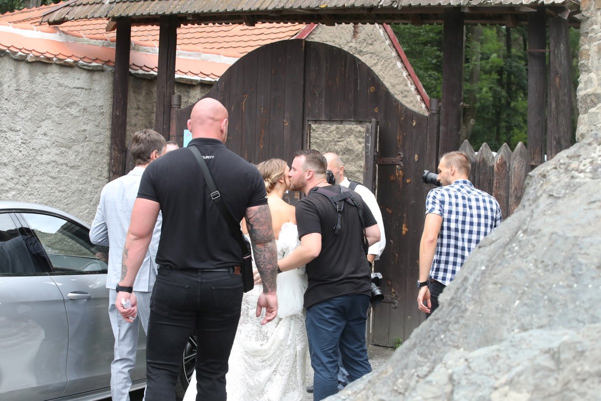 Svatba Libora Boučka: Nevěsta přijíždí