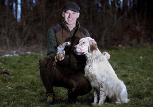 Dominik Hašek se svým psem