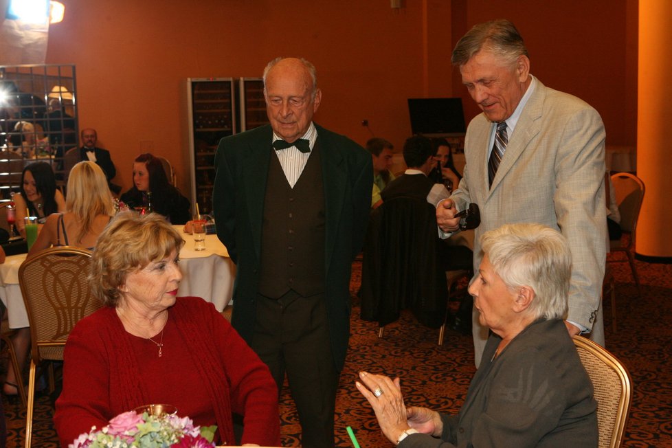 Libuše Švormová, Stanislav Zindulka, Petr Kostka a Kamila Moučková (zleva).