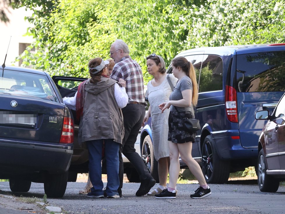 Poslední chvíle Libušky Šafránkové s rodinou