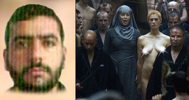 Teroristu z ISIS al-Anbariho prý vedli v Libyi stejným pochodem hanby, jaký si prožila Cersei Lannister ve Hře o trůny.