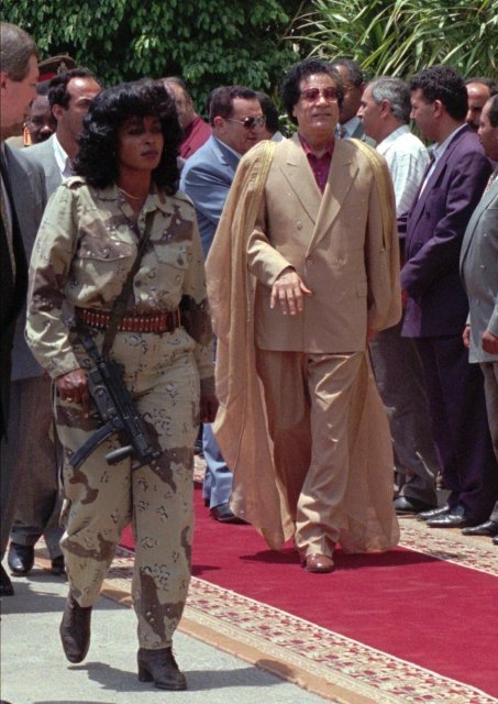 Ty nejlepší z nich doprovázely Kaddáfiho při triumfálních navštěvách v zahraničí