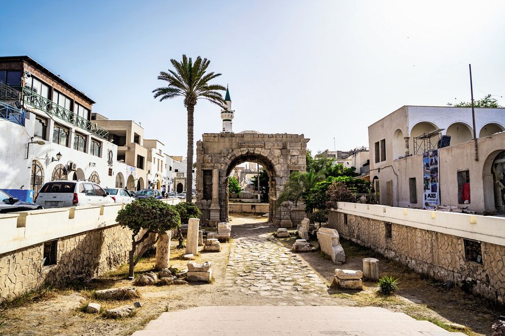 Oblouk Marca Aurelia v Tripolisu