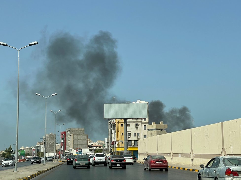 Útok na úřady 31. 8. srpna v Tripolisu.