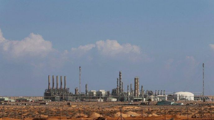 Libyjský ropný terminál Rás Lanúf