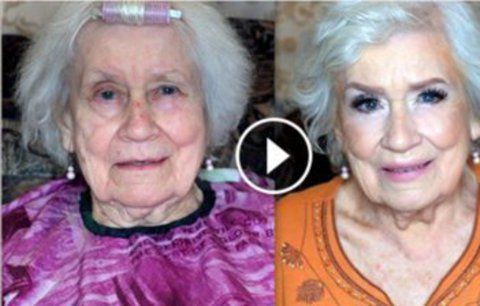 Video, které uchvátilo 2 miliony lidí: Češka proměnila babičku v hollywoodskou hvězdu