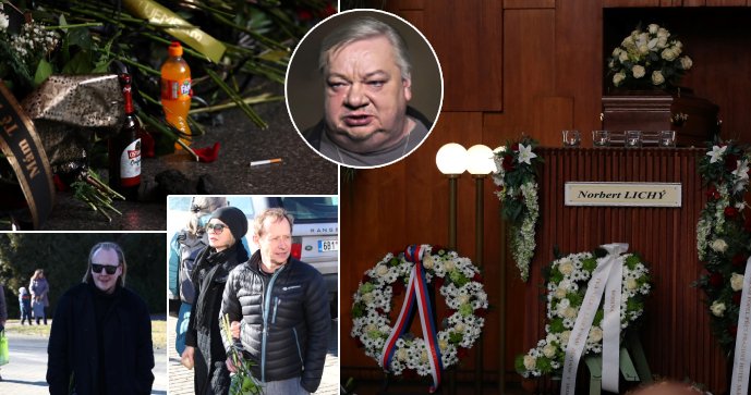 Nejsilnější momenty pohřbu Norberta Lichého (†59): Exmanžel Tomicové vyvedl novou lásku! A znovuzrození Štěpána Kozuba…