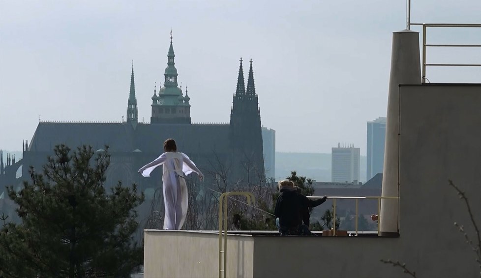 Natáčení velkofilmu Filipa Renče Lída Baarová