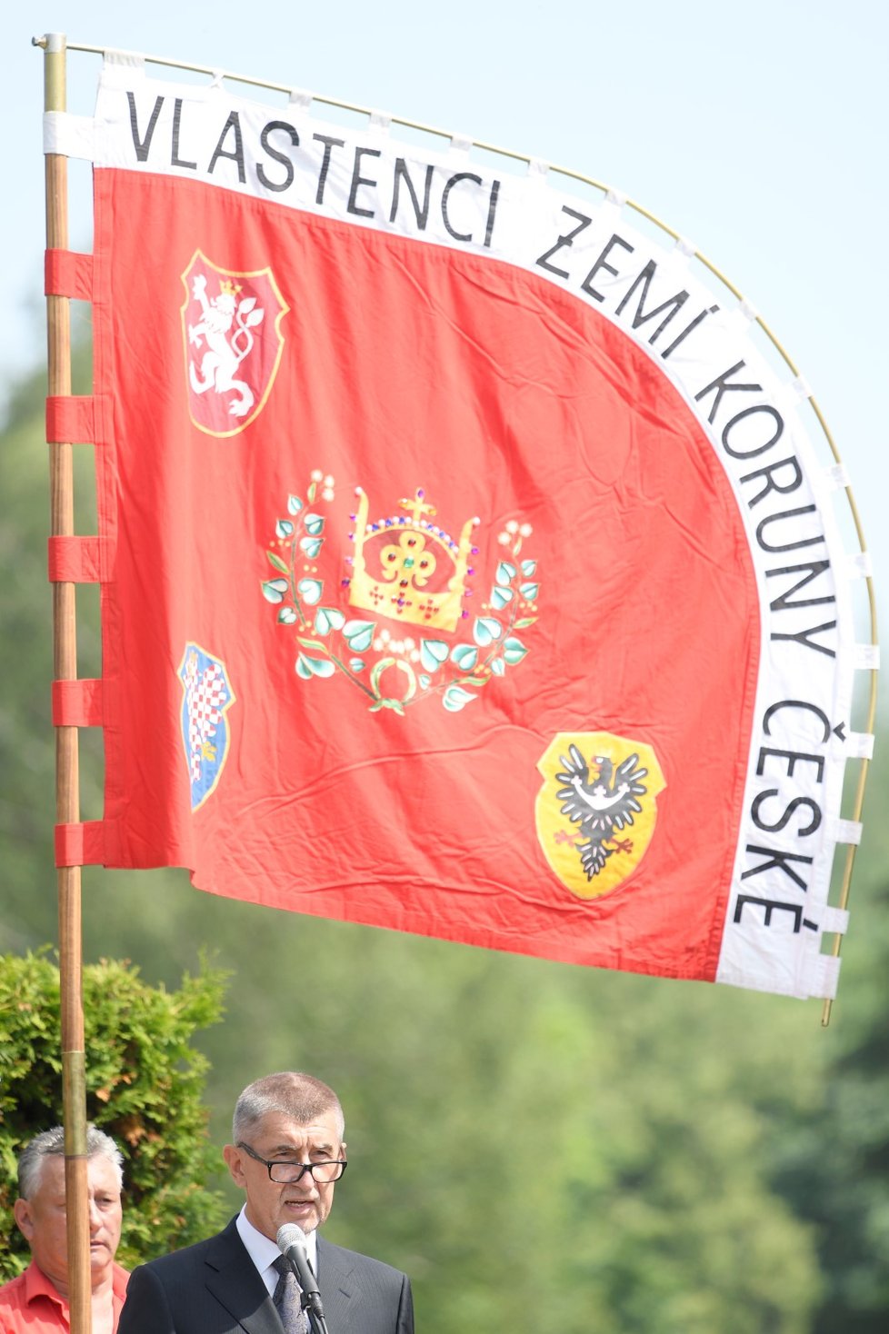 76 let od vypálení Lidic. Ceremoniálu se zúčastnily desítky hostů