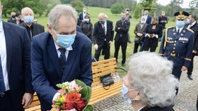 Prezident Miloš Zeman na 78. výročí vypálení Lidic (10.6.2020)