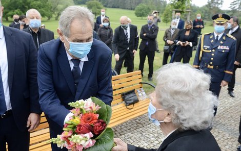 Prezident Miloš Zeman na 78. výročí vypálení Lidic (10.6.2020)