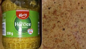 Inspekce odhalila v kremžské hořčici Kania z Lidlu nebezpečné černé částice.