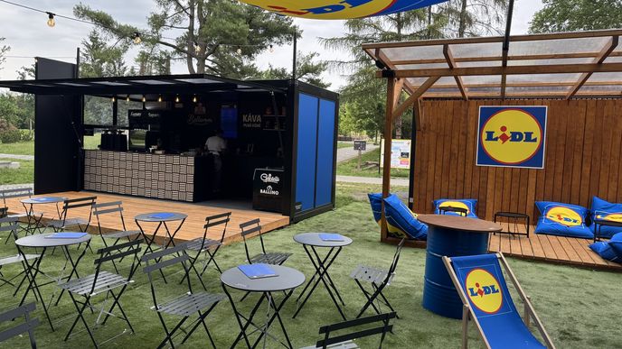 Lidl Letní terasa ve Stromovce Lidl Letní terasa ve Stromovce