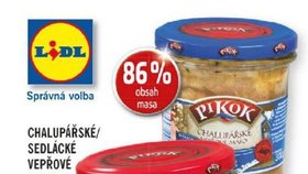 Potravinářská inspekce našla v řetězci Lidl masové konzervy bez masa. Prodávaly se navíc v akci.