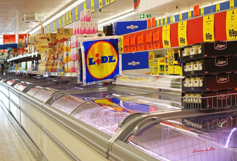 Prodejna obchodního řetezce Lidl