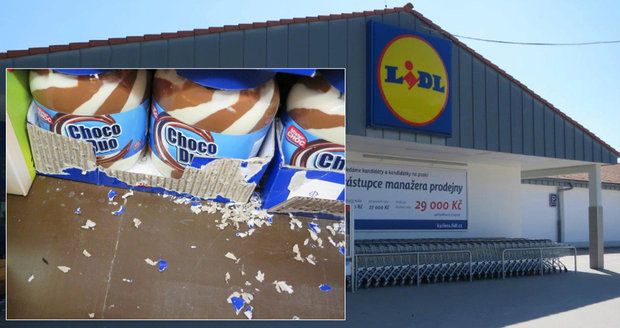 Myší trus, ohlodané krabice, špína: Inspekce uzavřela Lidl v Lanškrouně