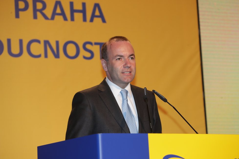 Šéf frakce Evropské lidové strany v Evropském parlamentu Manfred Weber