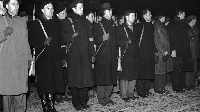 Lidové milice, únor 1948