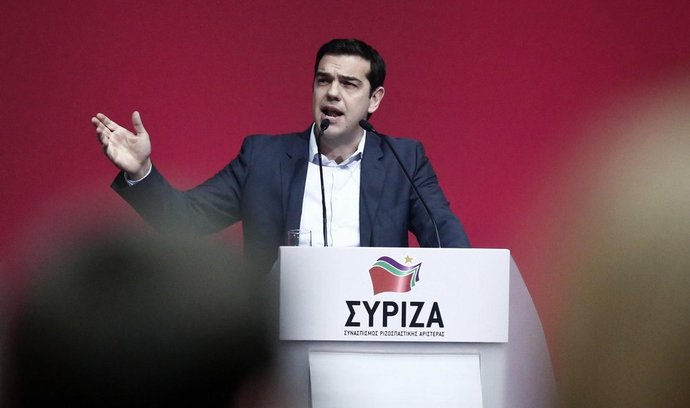 Lídr řecké strany SYRIZA Alexis Tsipras