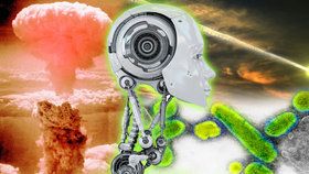 Zničí naši civilizaci vzpoura umělé inteligence, virus, srážka s asteroidem nebo jaderná válka?