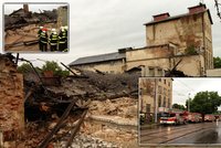 Lihovar na pražském Smíchově se zřítil: V troskách hasiči nikoho nenašli